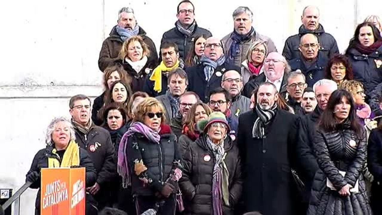 Junts per Cataluña presenta su lista para el 21-D con un mensaje de Puigdemont desde Bruselas