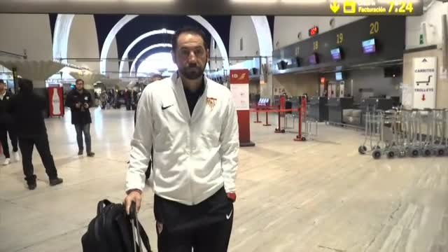 El Sevilla pone rumbo a Bélgica