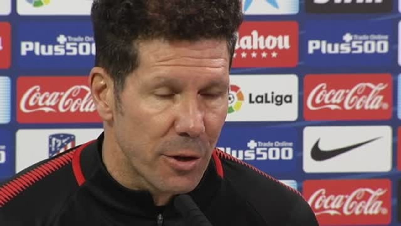 Simeone: "El ojo de halcón se está pidiendo a gritos ya"