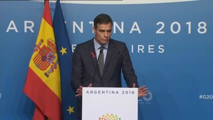 Pedro Sánchez "subraya" que los dirigentes independentistas en prisión "tendrán un juicio justo"