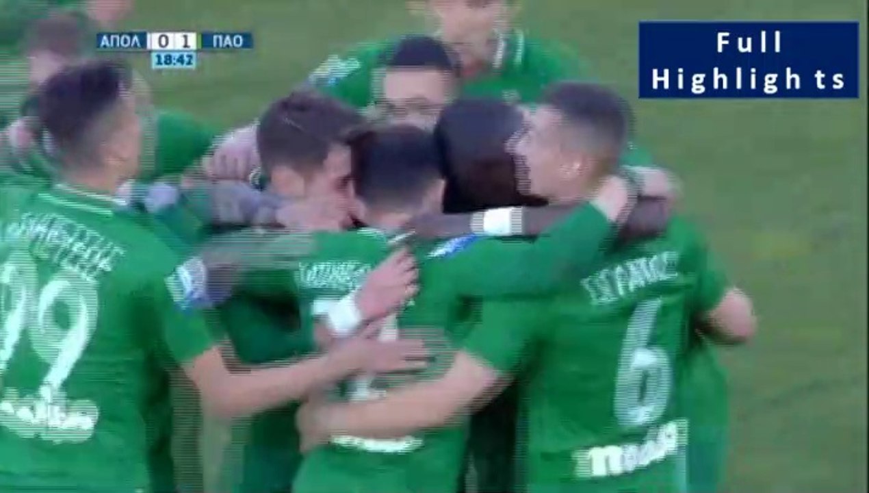 0-1 Ilias Chatzitheodoridis AMAZING Goal - Apollon Smyrnis 0-1 Panathinaikos 01.04.2019