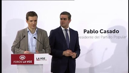 Así es como Casado intenta &#039;evitar&#039; a Vox, pero "encantado" de recibir sus votos