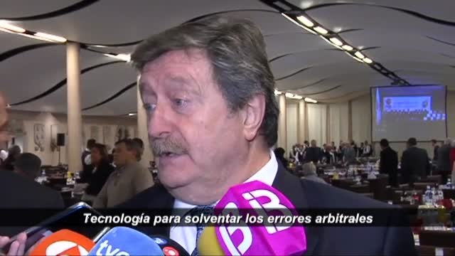 Larrea considera que el nivel del arbitraje español es muy bueno