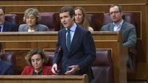 Pablo Casado y Pedro Sánchez se reprochan el bloqueo en la renovación del CGPJ