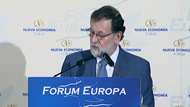 Rajoy anuncia un crecimiento del 3% para el año que viene si vuelve la normalidad a Cataluña