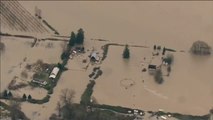 La crecida del río Skagit provoca graves inundaciones en el estado de Washington
