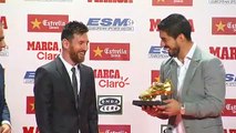 Leo Messi recibe su cuarta Bota de Oro