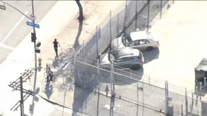 Persecución de película por las calles de Los Ángeles