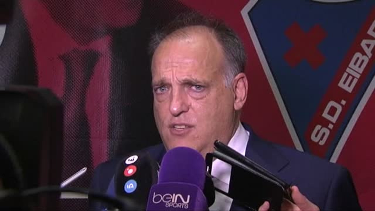 Javier Tebas: "Rubiales no cuenta con el apoyo de LaLiga para presidir la RFEF"