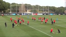 El Atlético de Madrid se prepara para el partido ante Levante
