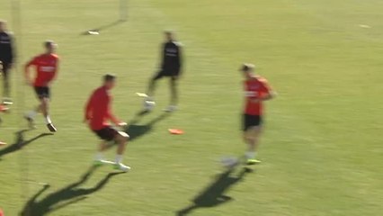 El Atlético de Madrid prepara el decisivo duelo ante la Roma