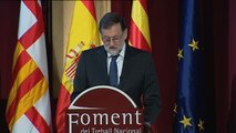 Rajoy hace gala de normalidad en una nueva visita a Barcelona