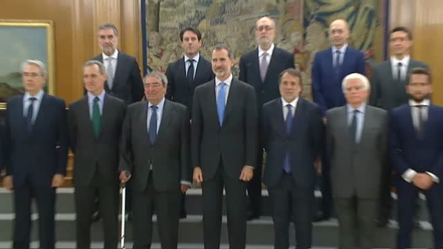 El rey recibe en audiencia a UTECA en Zarzuela