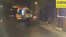 Un motorista fallece en un accidente en Madrid
