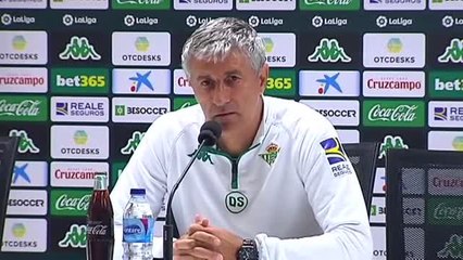 Setién admite conversaciones sobre su renovación