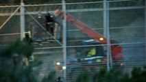 300 subsaharianos intentan saltar la valla fronteriza de Ceuta