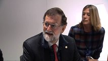 Rajoy se ve con el primer ministro belga en Göteborg