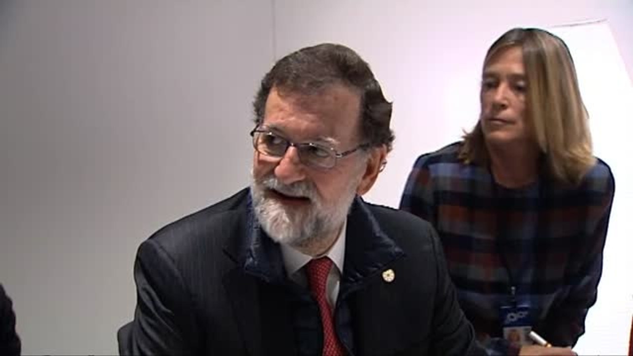 Rajoy se ve con el primer ministro belga en Göteborg