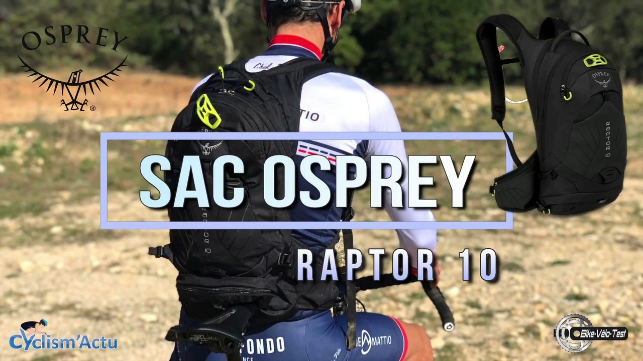 Sac à dos VTT homme Osprey RAPTOR 10