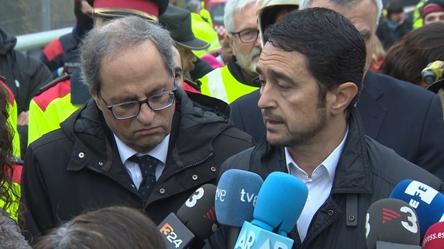 Calvet dice que la causa del desprendimiento puede ser la climatología