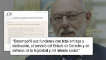 La Casa Real y el mundo judicial y político lamentan la muerte del fiscal general del Estado