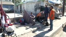 Tensión en Tijuana tras la llegada de la caravana de migrantes centroamericanos