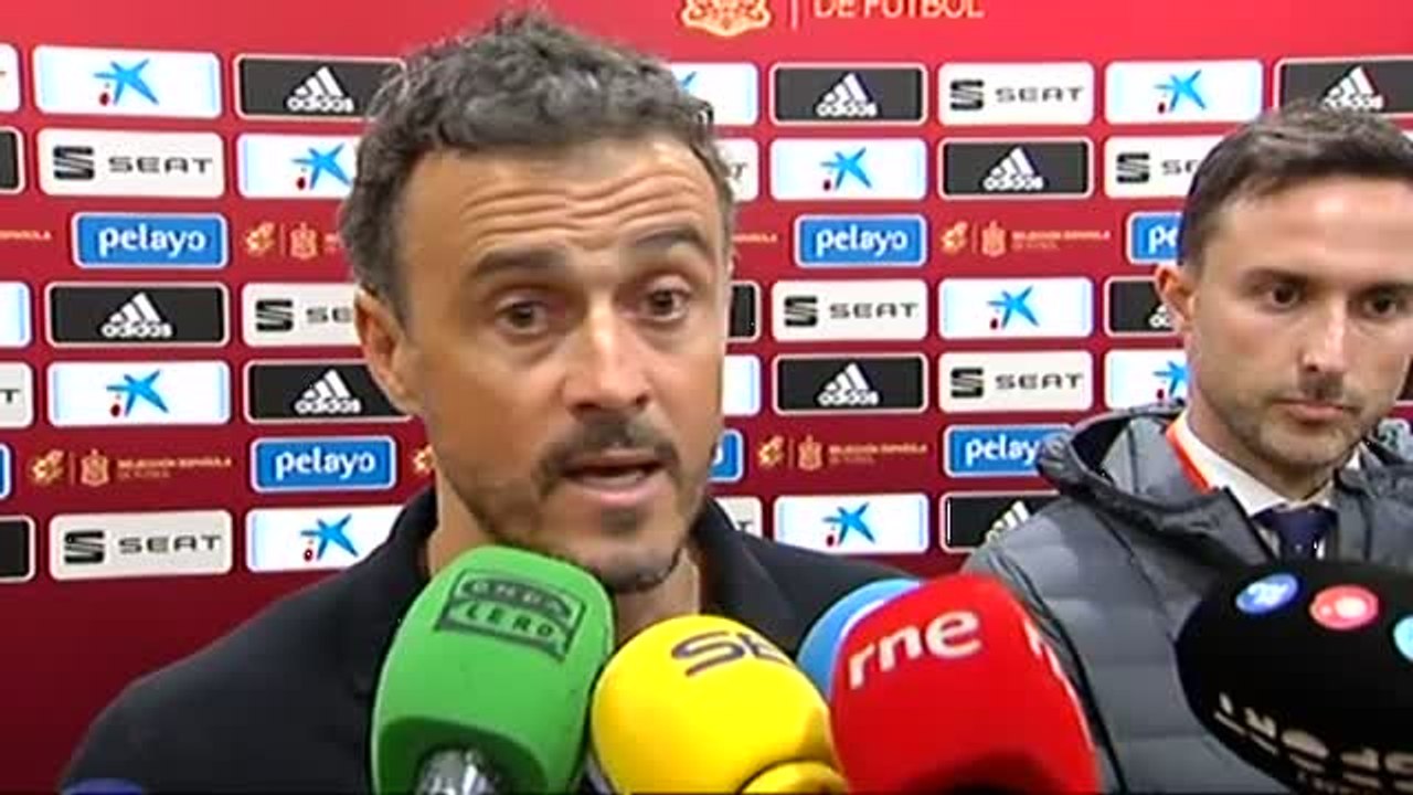 Luis Enrique: "Rejuvenecer la selección era un objetivo"