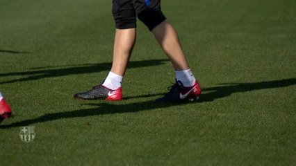 Messi y Rakitic regresan al trabajo con el FC Barcelona