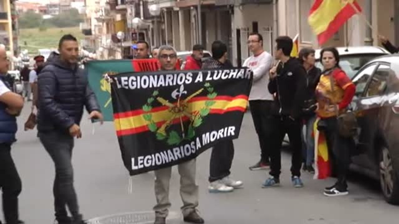 Enfrentamientos en Tarragona entre grupos antifascistas y simpatizantes de VOX