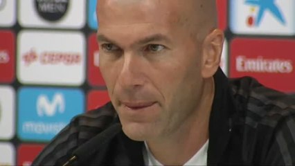 Zidane: "El derbi no es especial, son tres puntos más"