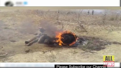 بھارتی ایئرفورس کا لڑاکا طیارہ مگ 27 گر کر تباہ | Ary News Headlines