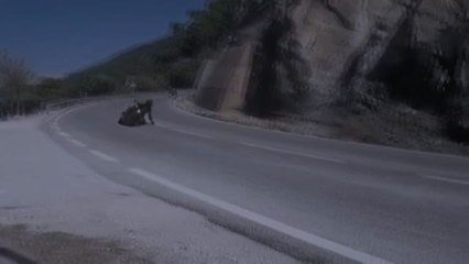 Motorista multado por conducción temeraria en Málaga