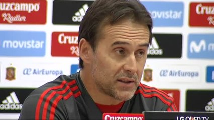 Lopetegui: "Hay que aprovechar estas concentraciones para asentar conceptos y llegar lo mejor posible a Rusia"