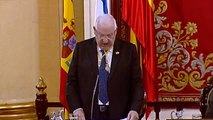 El presidente del Estado israelí afirma en el Senado que España es una 