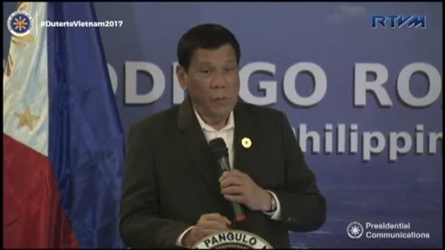 El presidente filipino confiesa que mató a una persona con 16 años