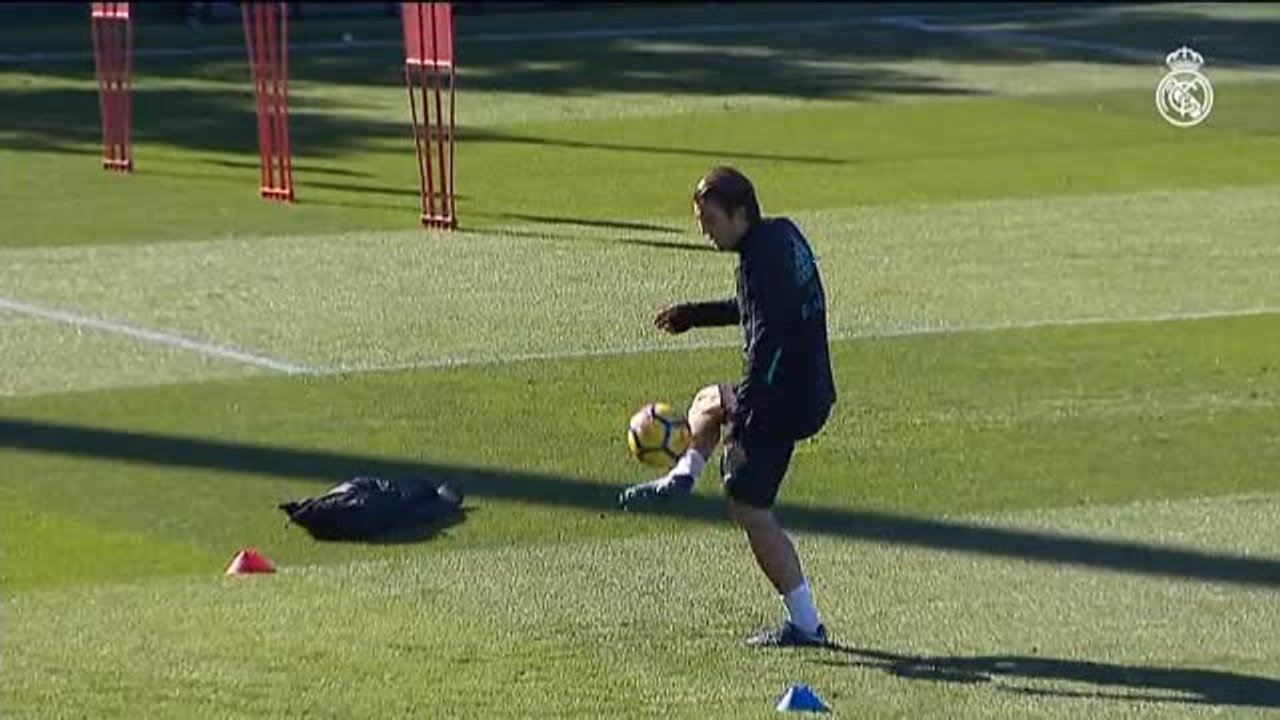 El Real Madrid se ejercita en Valdebebas pensando en el Atlético de Madrid