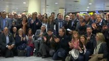 Los alcaldes independentistas llegan a Bruselas para arropar a Puidemont