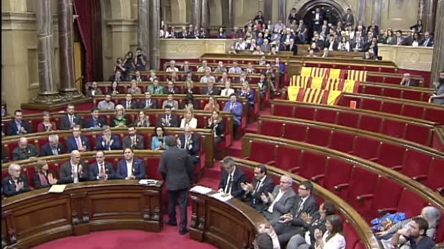 El independentismo modera su discurso público