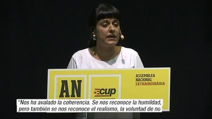 La asamblea de la CUP aprueba presentarse en solitario a las elecciones del 21D