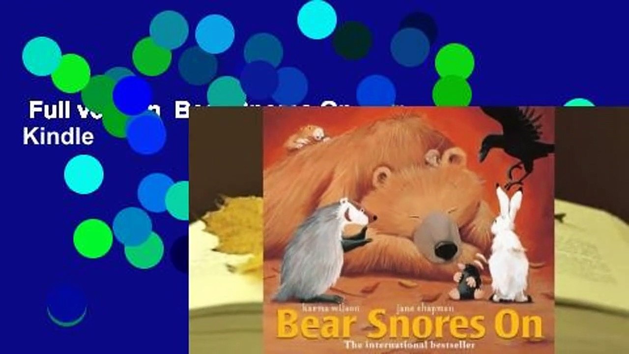 Full version  Bear Snores On  For Kindle