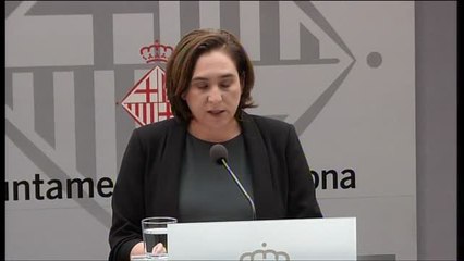 Ada Colau: "Hoy es un día negro para la democracia y para Cataluña"