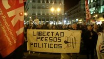 Manifestación en Madrid en favor de la libertad para los exconsellers presos