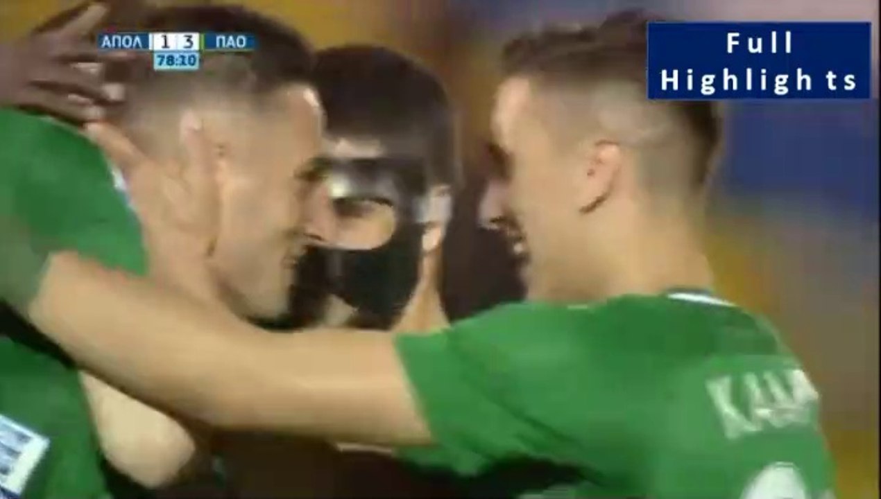 1-3 Federico Macheda AMAZING Goal - Apollon Smyrnis 1-3 Panathinaikos 01.04.2019