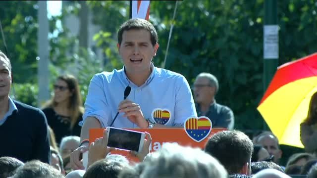 Rivera: Gracias a Puigdemont el pueblo catalán está más unido que cuando Inesta marcó el gol