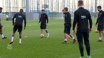 El Barça vuelve a los entrenamientos con la mente puesta en el Sevilla