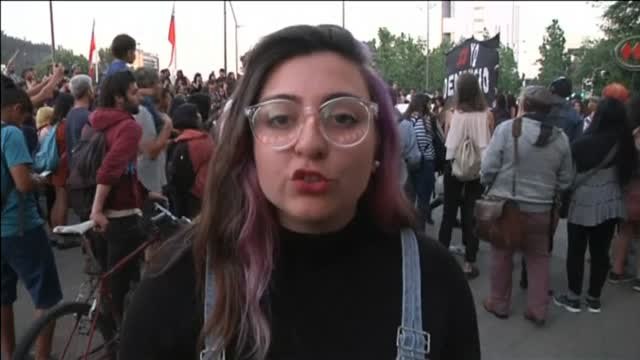 Protestas contra el acoso sexual en Chile
