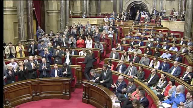 Lluís Corominas: Este Parlamento y el Gobierno de Cataluña no son propiedad del Consejo de Ministros del PP