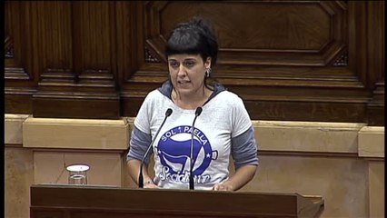 Anna Gabriel (CUP): "El artículo 155 nace de la sed de venganza contra todo un país"
