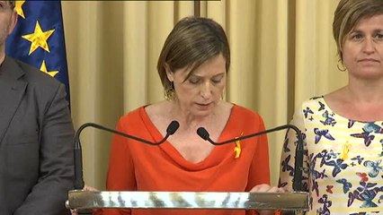 Carme Forcadell: "No daremos un paso atrás"