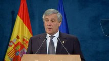 Tajani ensalza los valores democráticos de la UE al recibir el premio Princesa de Asturias de la Concordia